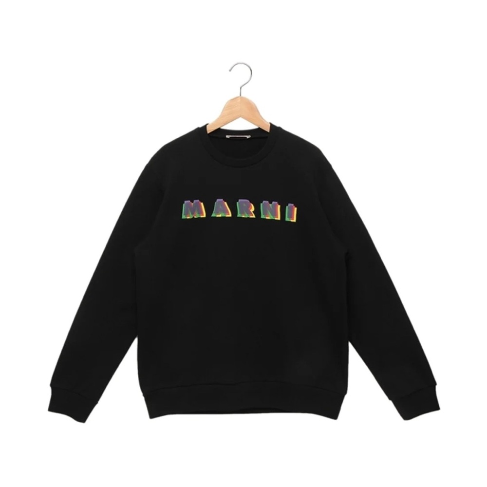 *NWT* Marni Kids Big Boys Logo Sweatshirt Black 14Y